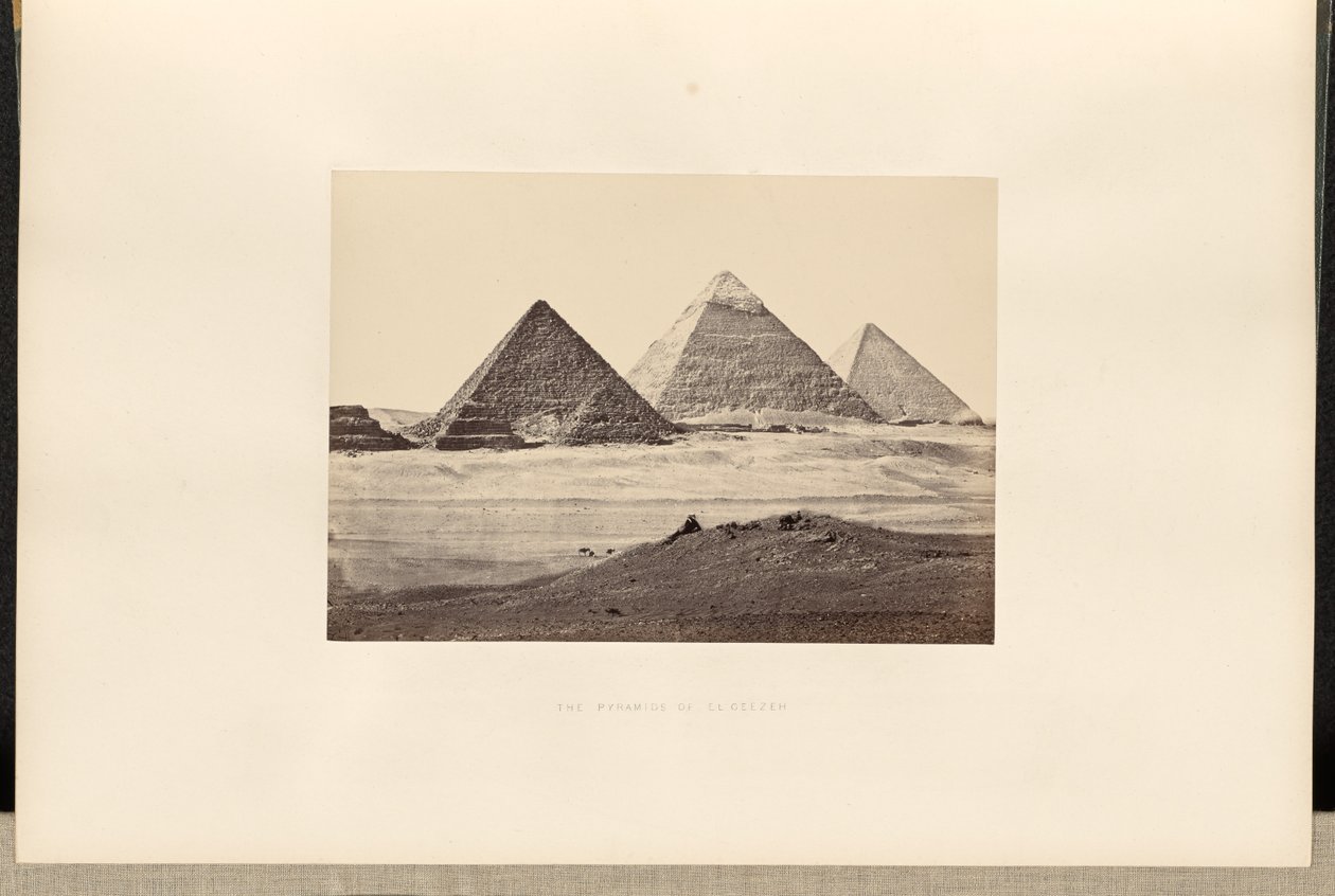 El-Geezeh piramisai alkotó: Francis Frith
