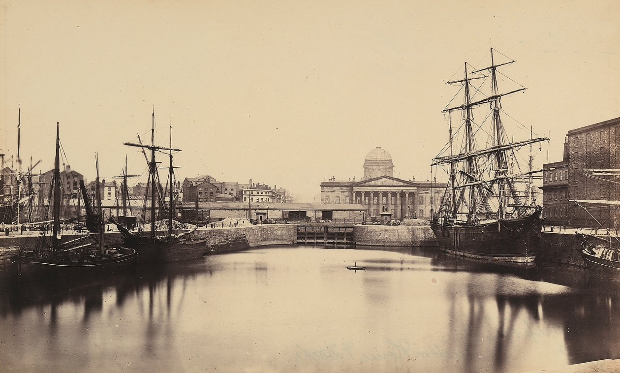 Liverpool kikötője. alkotó: Francis Frith