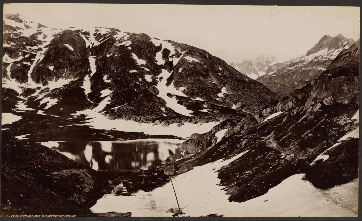 Tordensee és Finsteraarhorn alkotó: Francis Frith