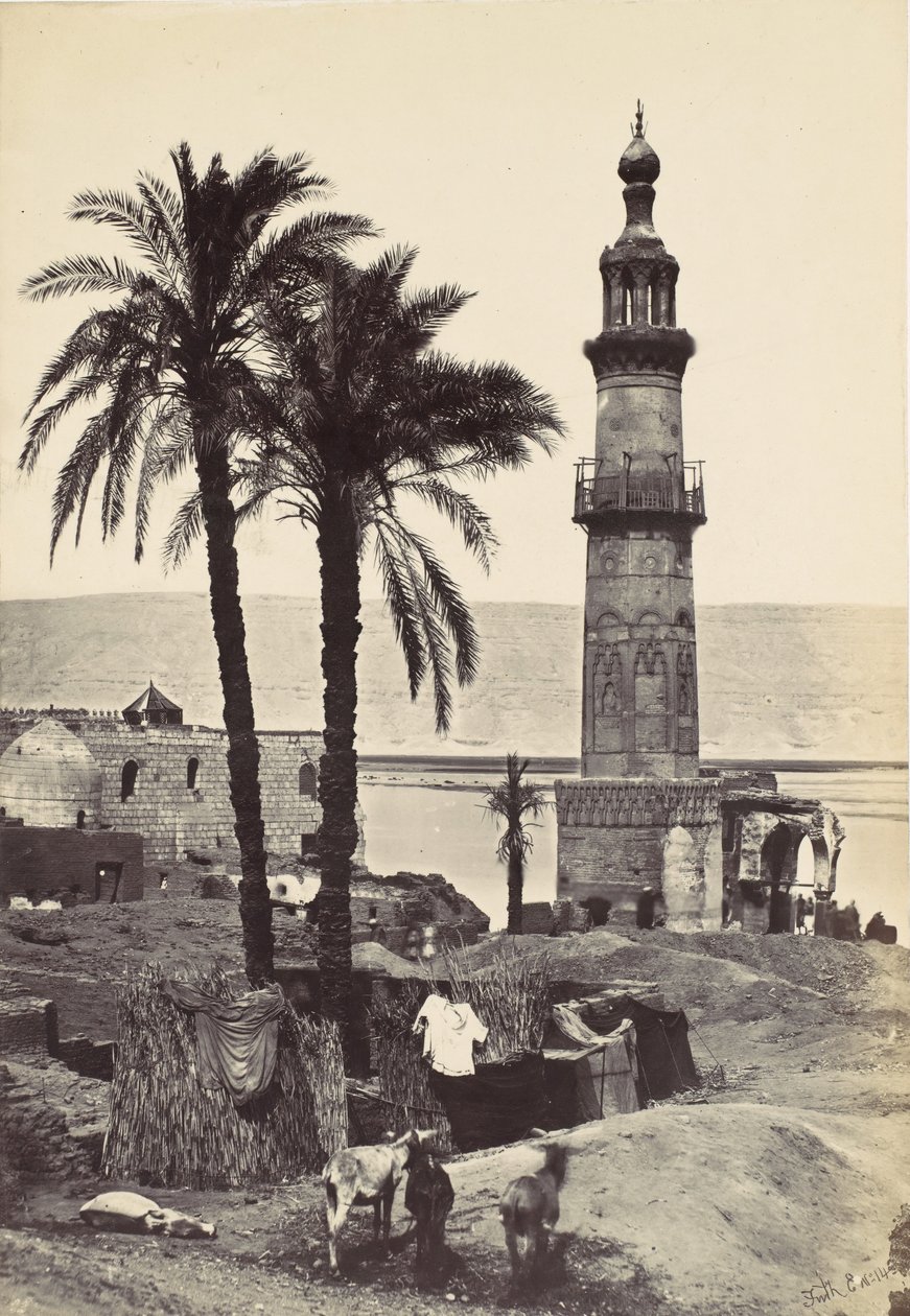 Nézet Girgehben, 1857. alkotó: Francis Frith