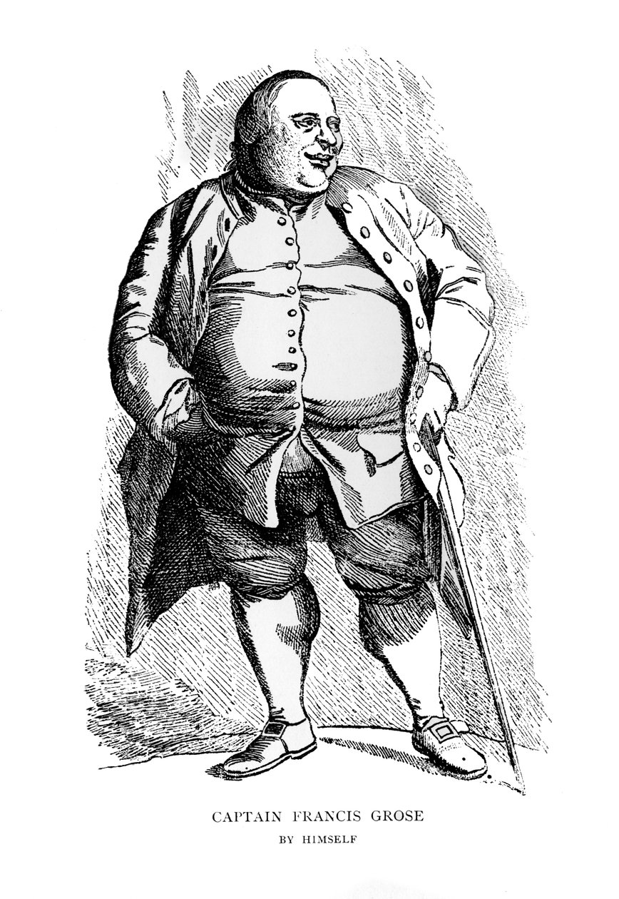 Francis Grose kapitány maga, 18. század. alkotó: Francis Grose