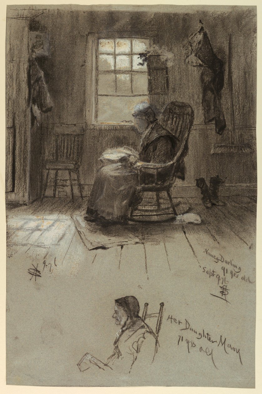 Nancy Darling portréja alkotó: Francis Hopkinson Smith