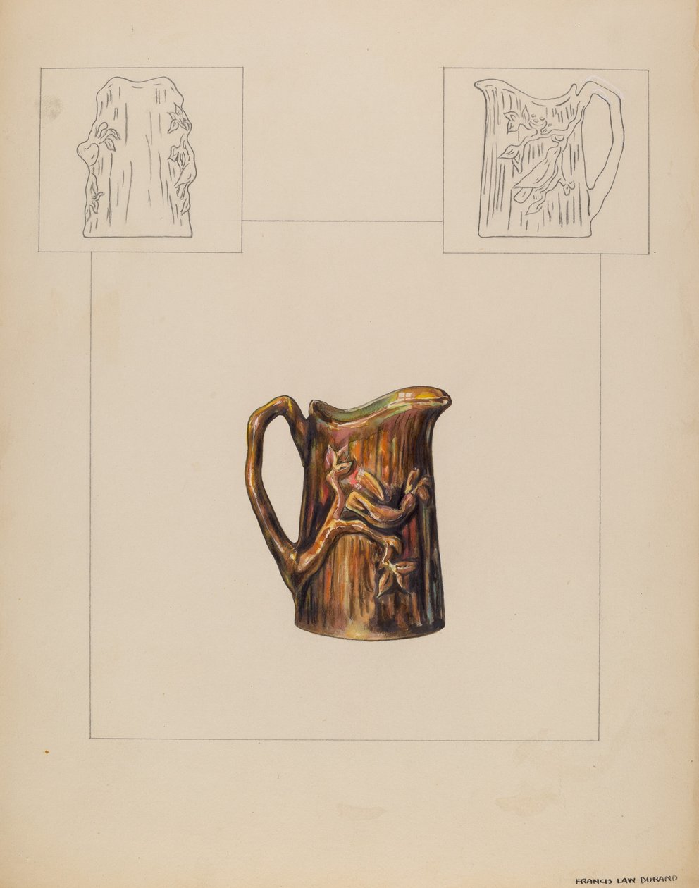 Kancsó (egyéni krémes) alkotó: Francis Law Durand