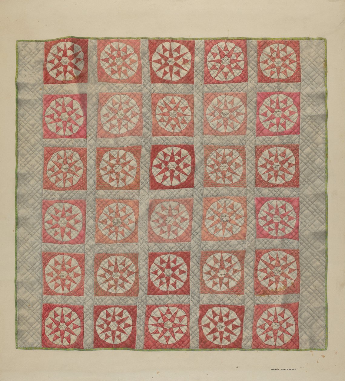 Quilt (Crib Quilt) alkotó: Francis Law Durand
