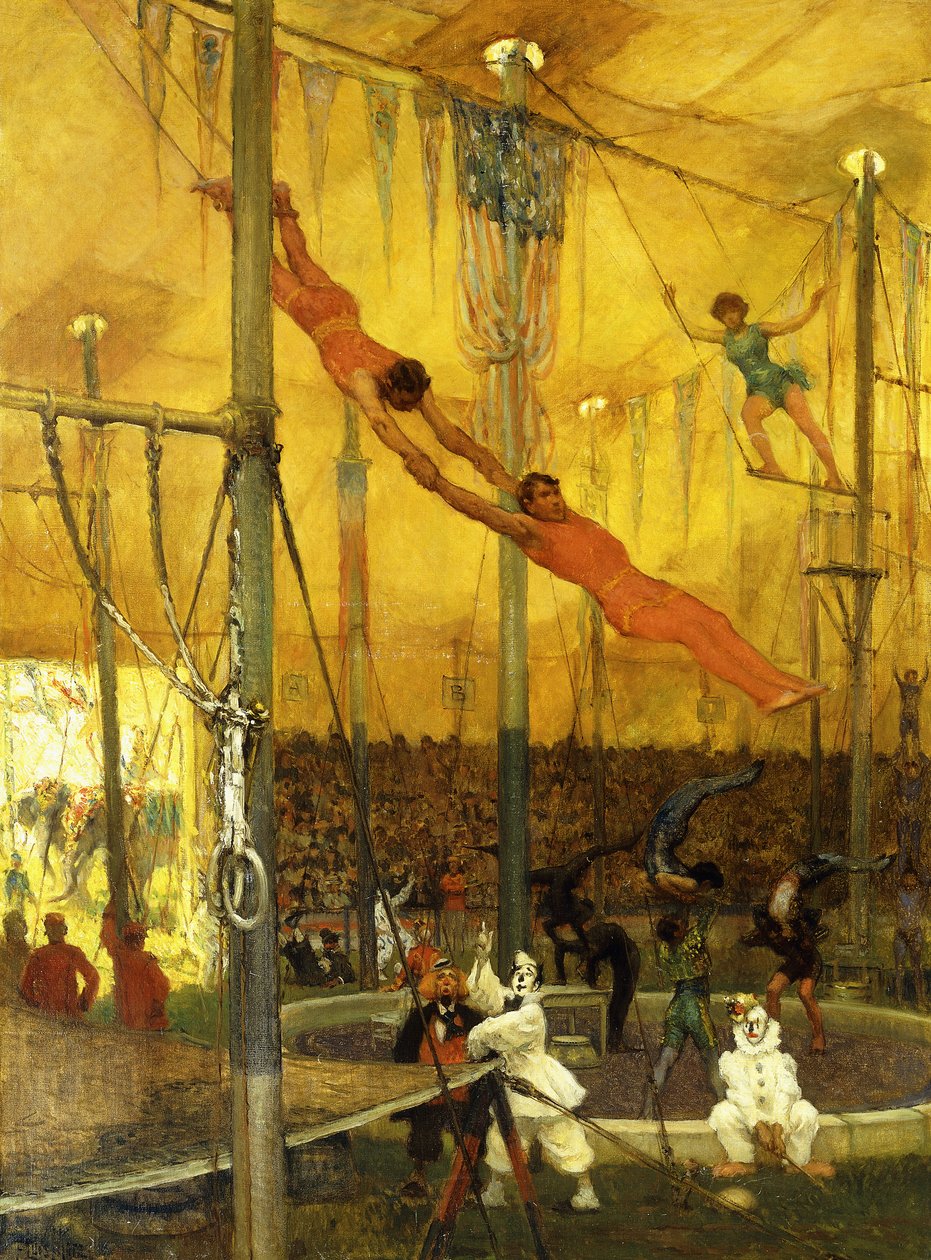 Trapézművészek alkotó: Francis Luis Mora