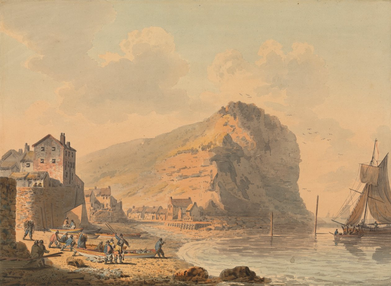 Staithes, Yorkshire alkotó: Francis Nicholson