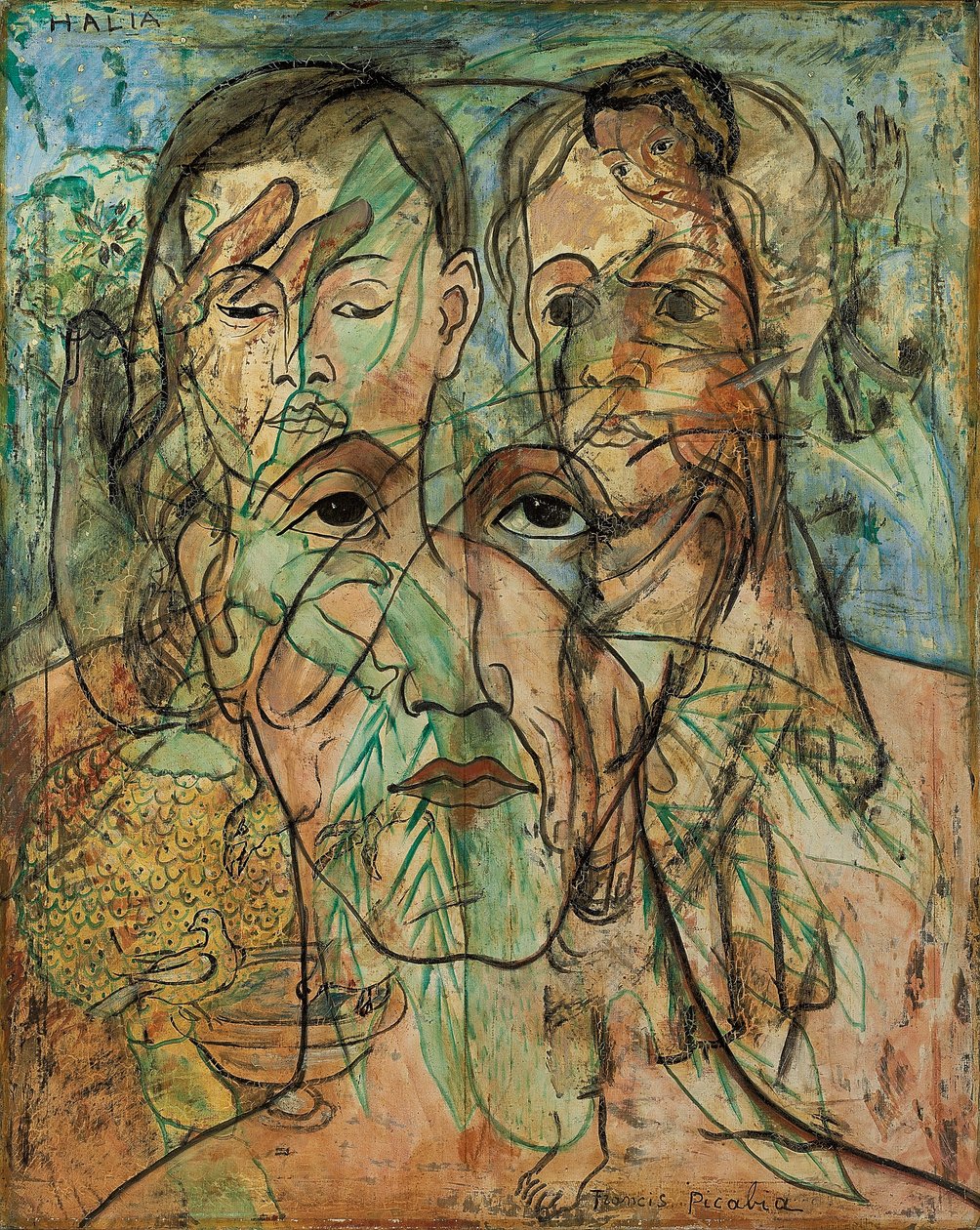Halia, 1929 körüli (olaj, vászon) alkotó: Francis Picabia