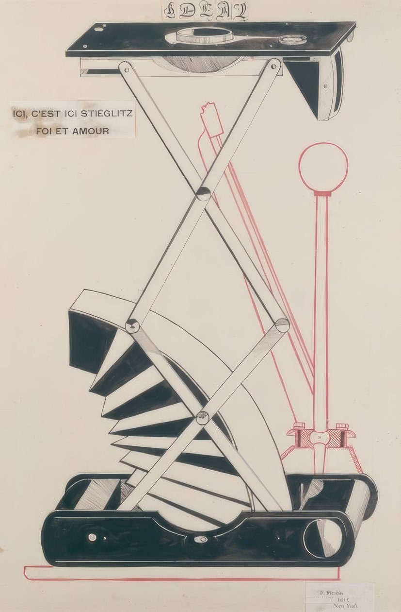 Ez a Stieglitz Hit és szerelem. alkotó: Francis Picabia