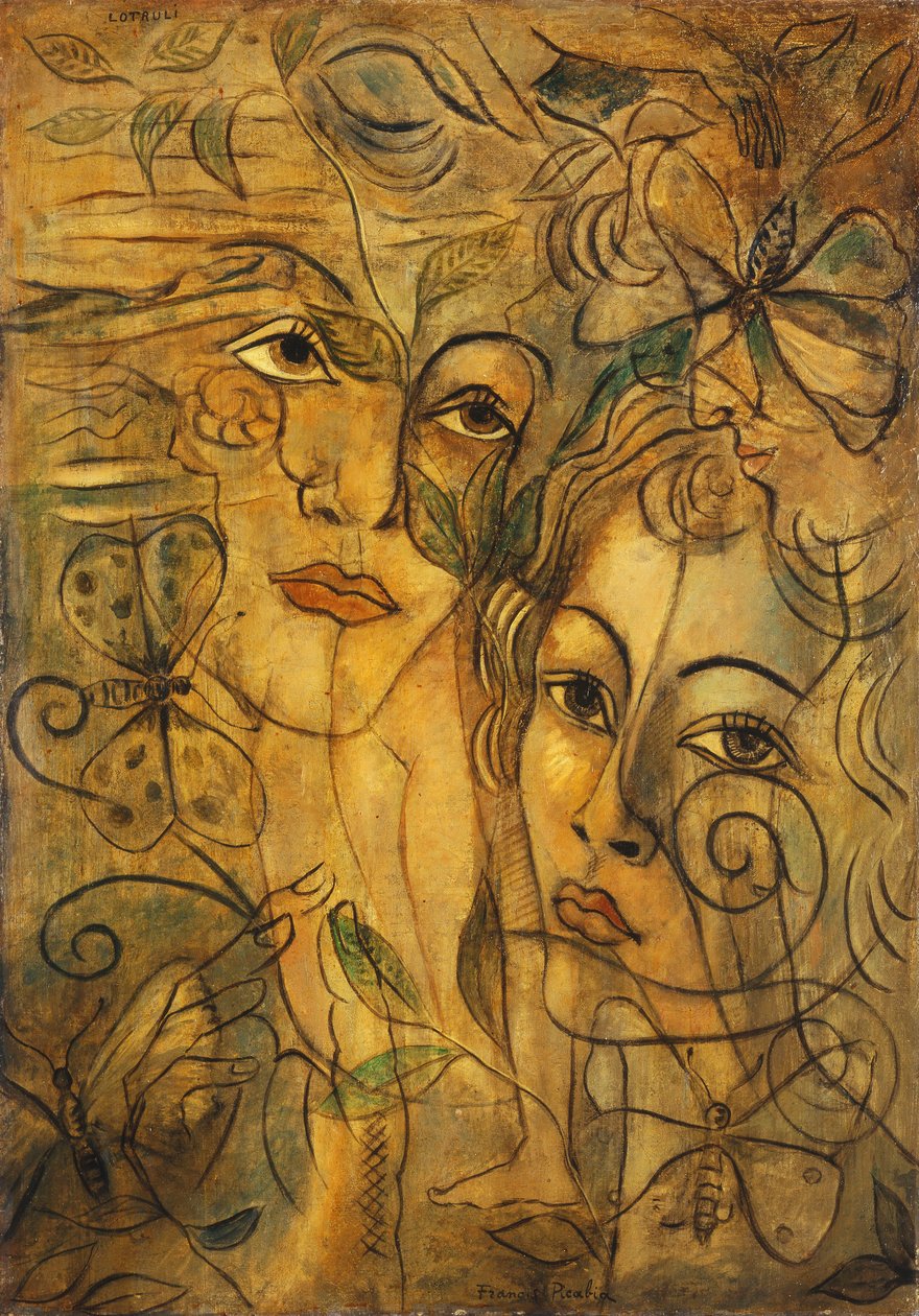 Lotrul-Visage de Olga alkotó: Francis Picabia