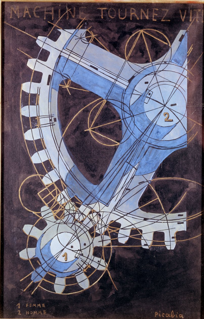 Gép, Tournez Vite alkotó: Francis Picabia