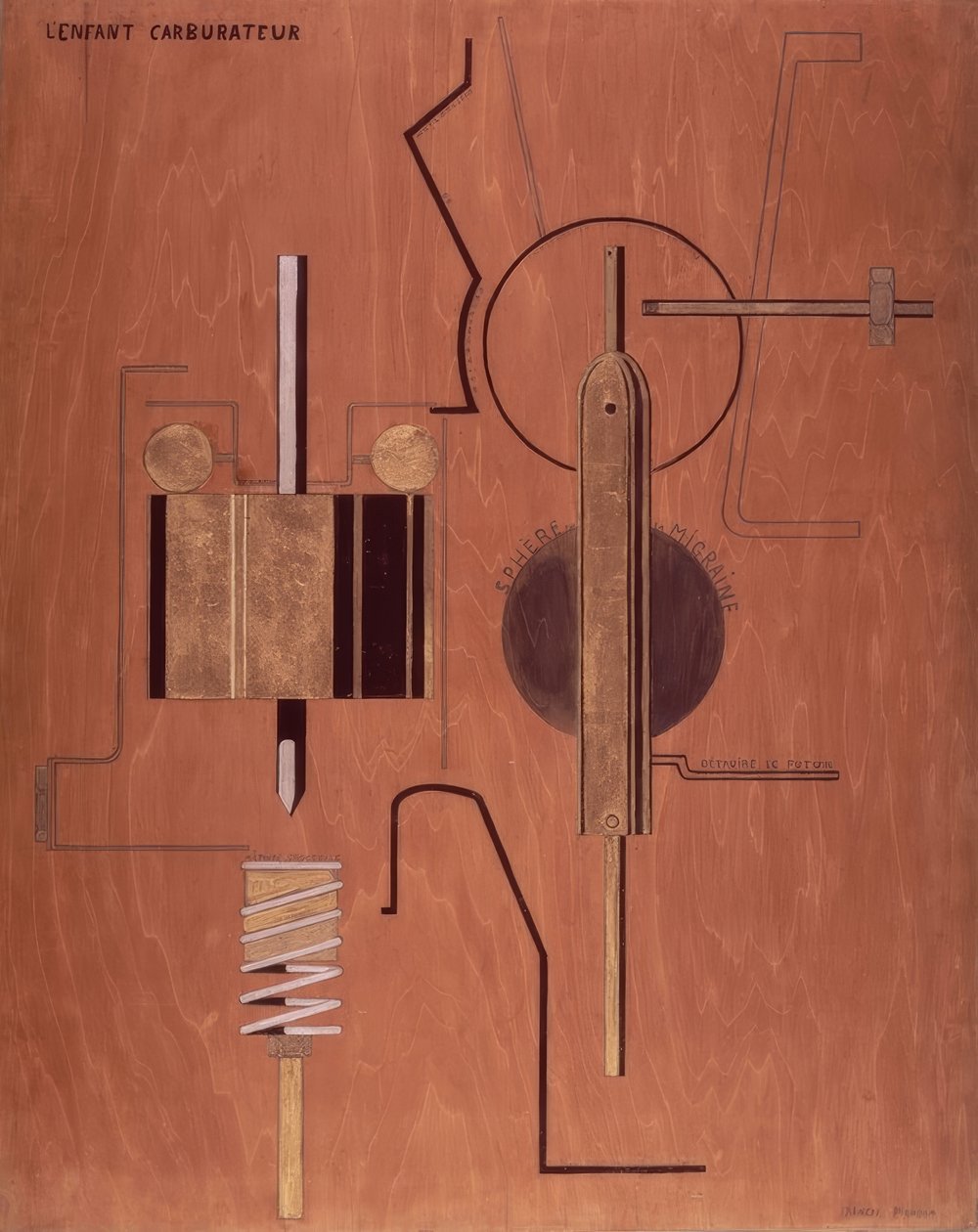 A gyermek karburátor alkotó: Francis Picabia