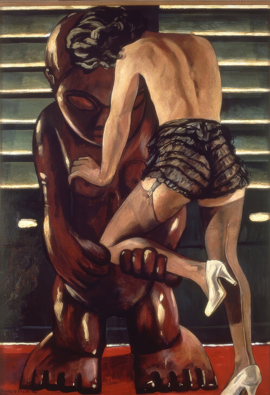 Nő a bálványával alkotó: Francis Picabia