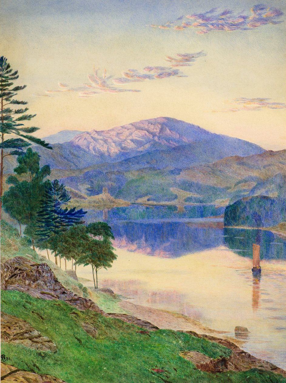 Lake Scene alkotó: Francis Powell