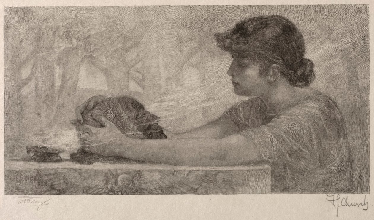 A Szibilla, 1887. alkotó: Francis Scott King