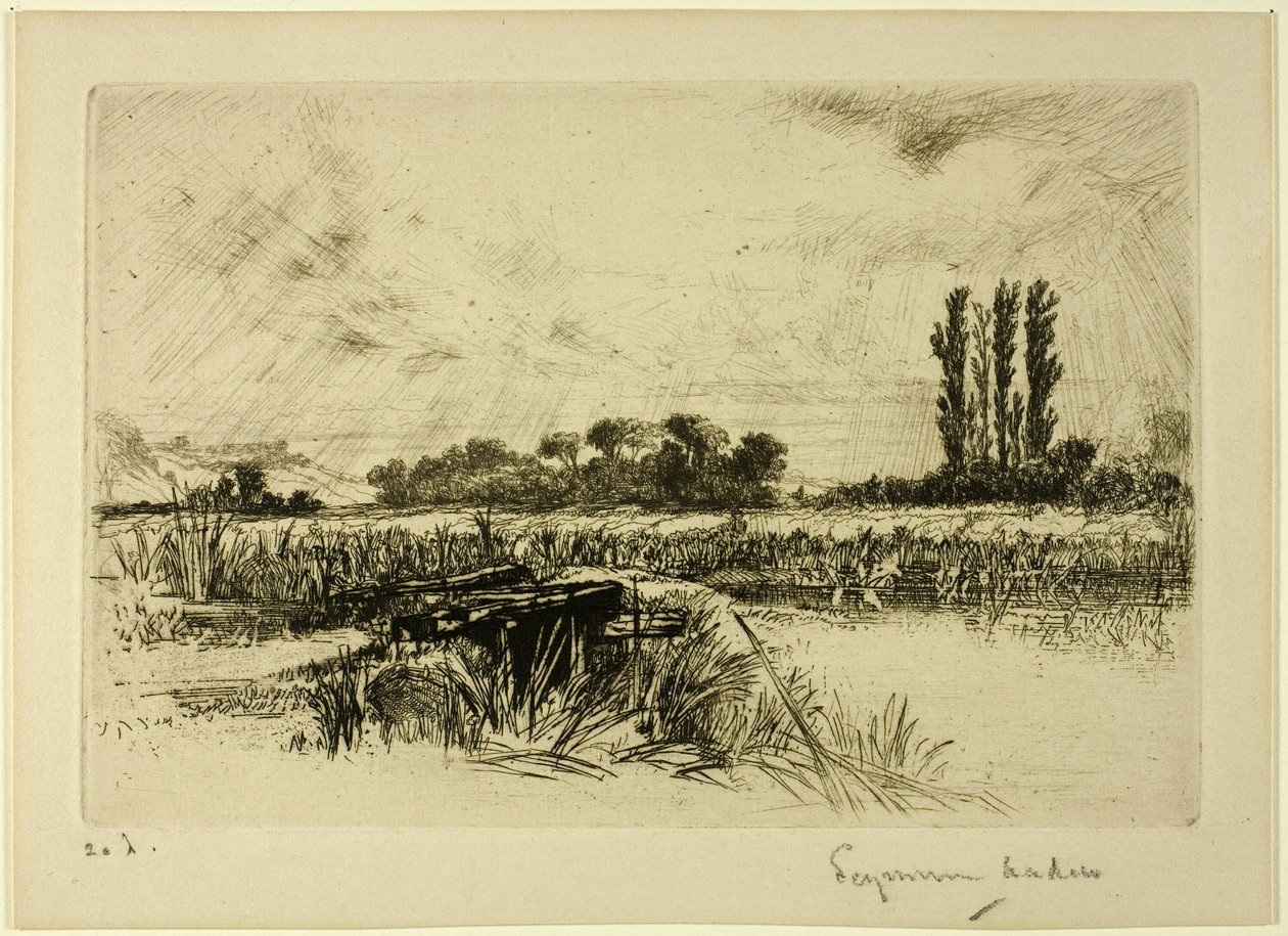 Vízi rét alkotó: Francis Seymour Haden