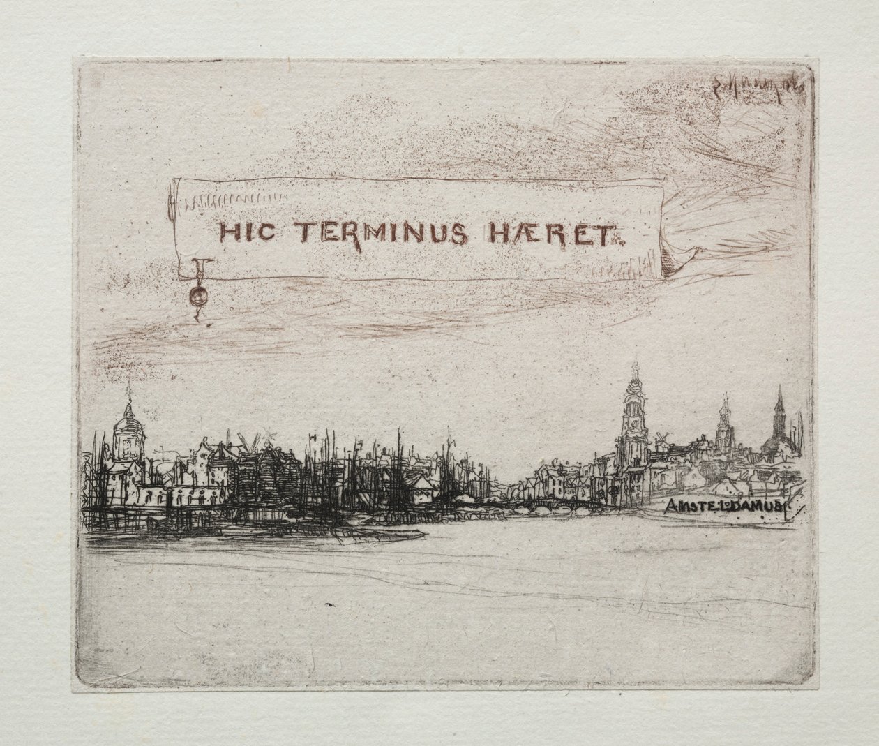 Amstelodamum, 1863. alkotó: Francis Seymour Haden