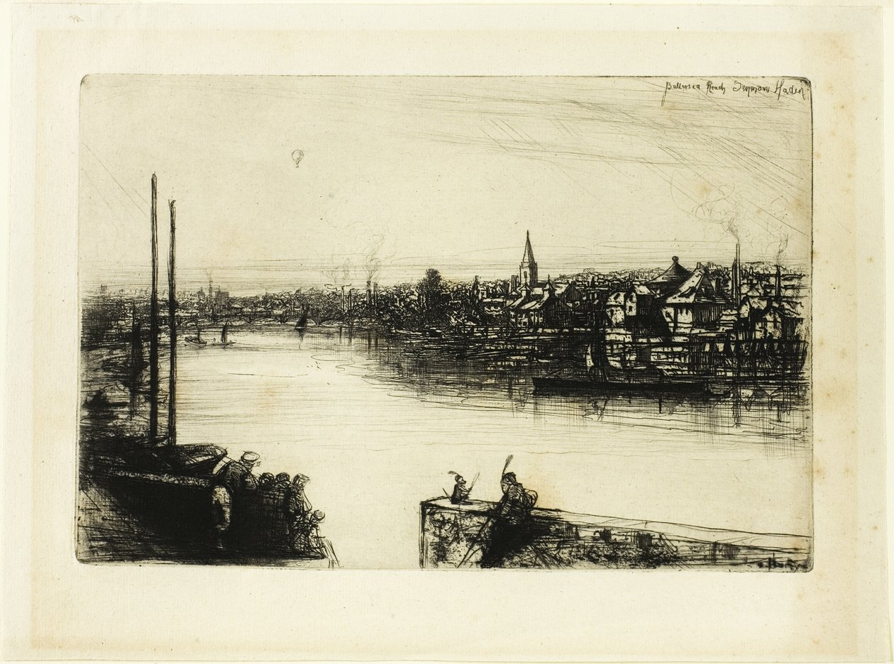 Battersea Reach alkotó: Francis Seymour Haden