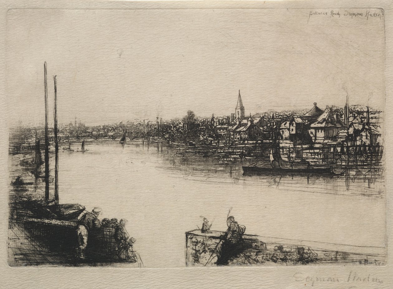 Battersea Reach alkotó: Francis Seymour Haden