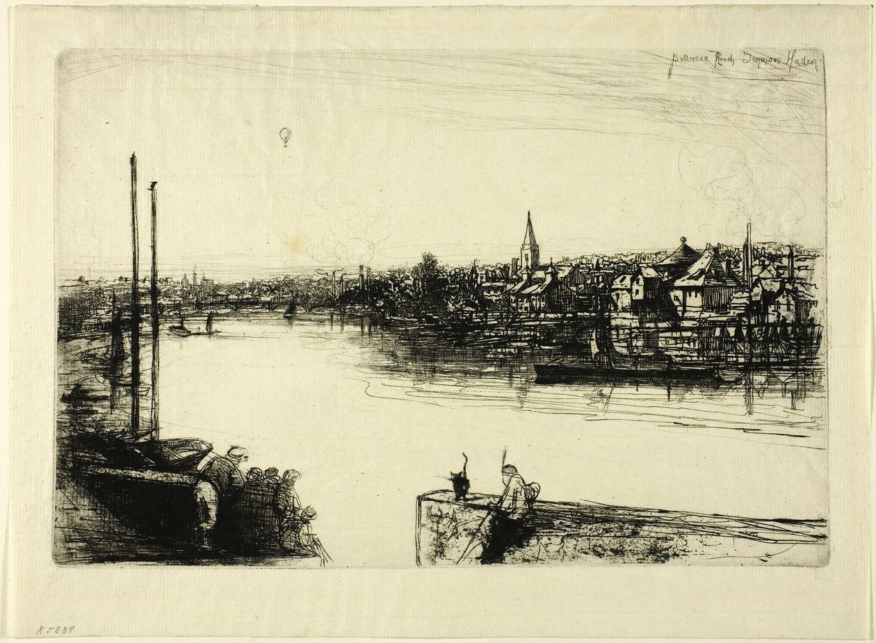 Battersea Reach alkotó: Francis Seymour Haden