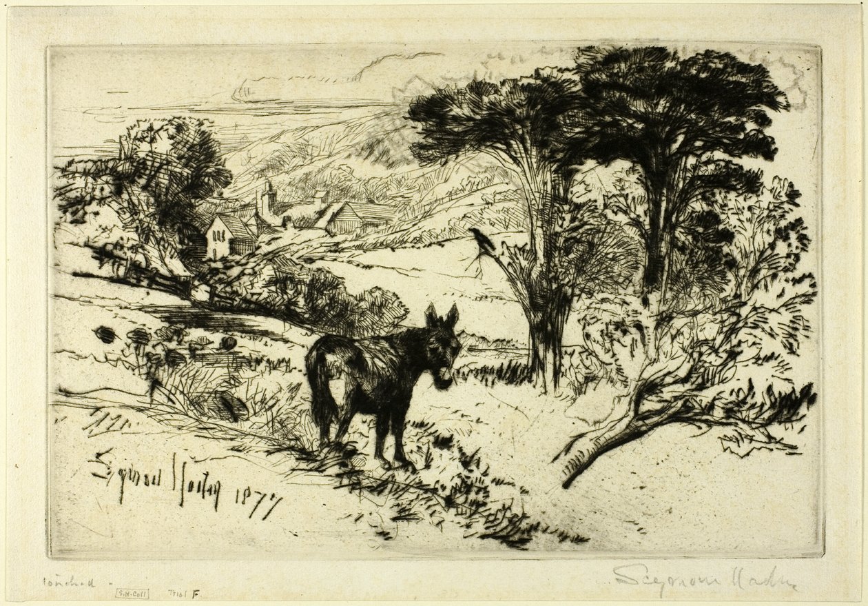 Challow Farm alkotó: Francis Seymour Haden