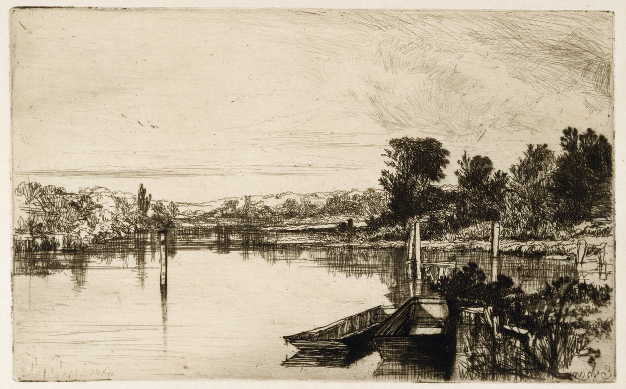 Egham alkotó: Francis Seymour Haden