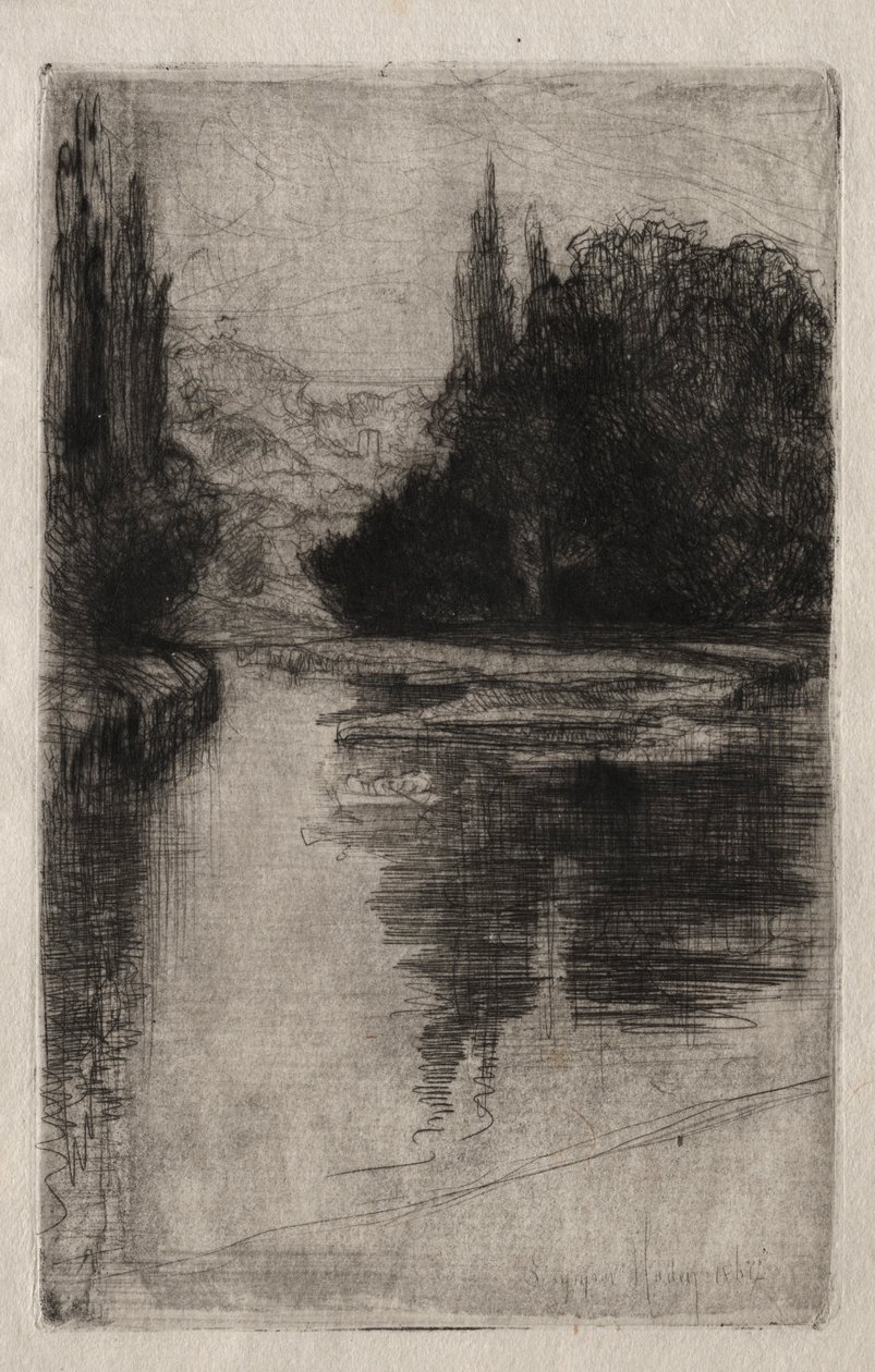 Este, 1864. alkotó: Francis Seymour Haden