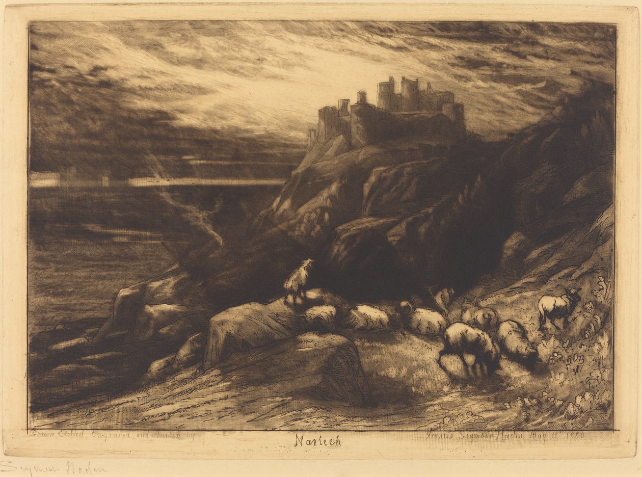 Harlech (2. sz.) alkotó: Francis Seymour Haden