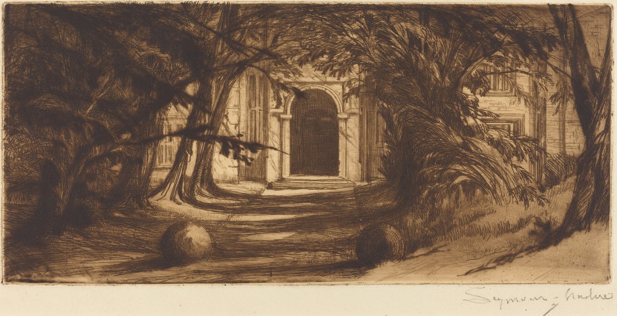 Mytton Hall alkotó: Francis Seymour Haden