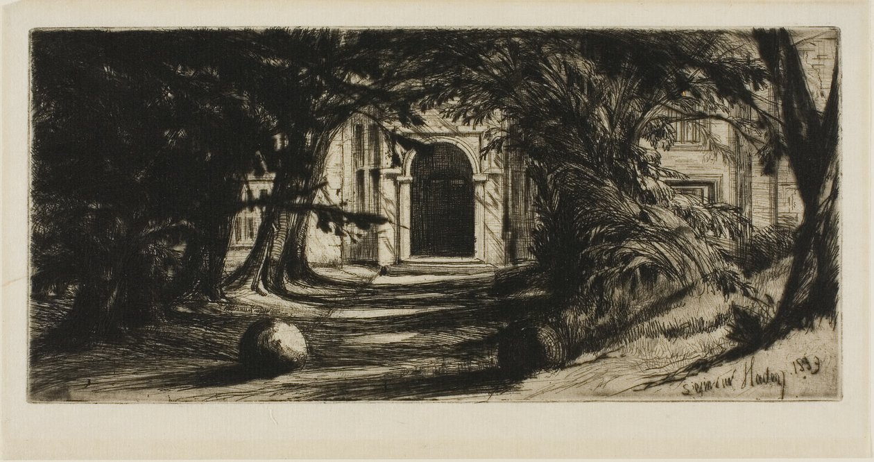 Mytton Hall alkotó: Francis Seymour Haden