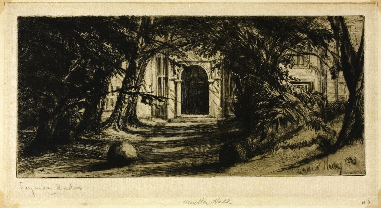 Mytton Hall alkotó: Francis Seymour Haden
