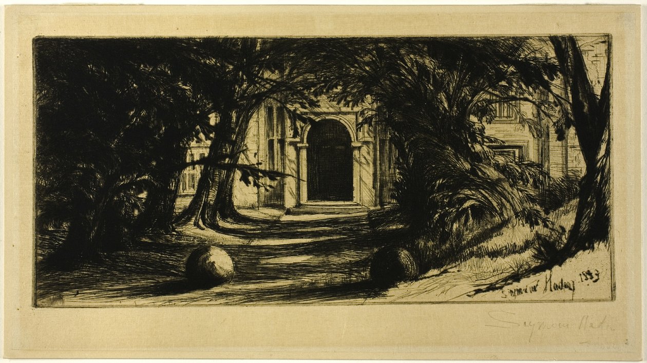 Mytton Hall alkotó: Francis Seymour Haden