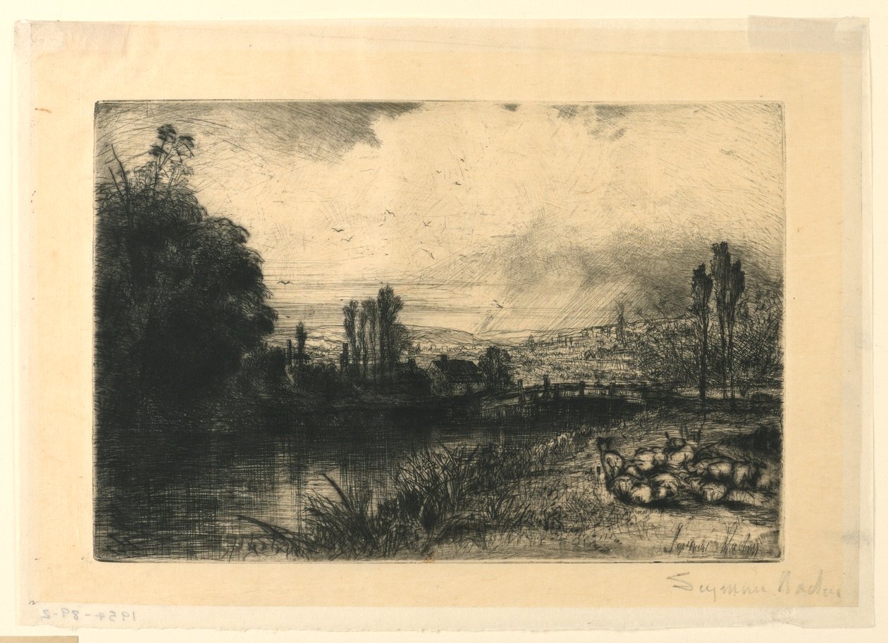 A Teszten alkotó: Francis Seymour Haden