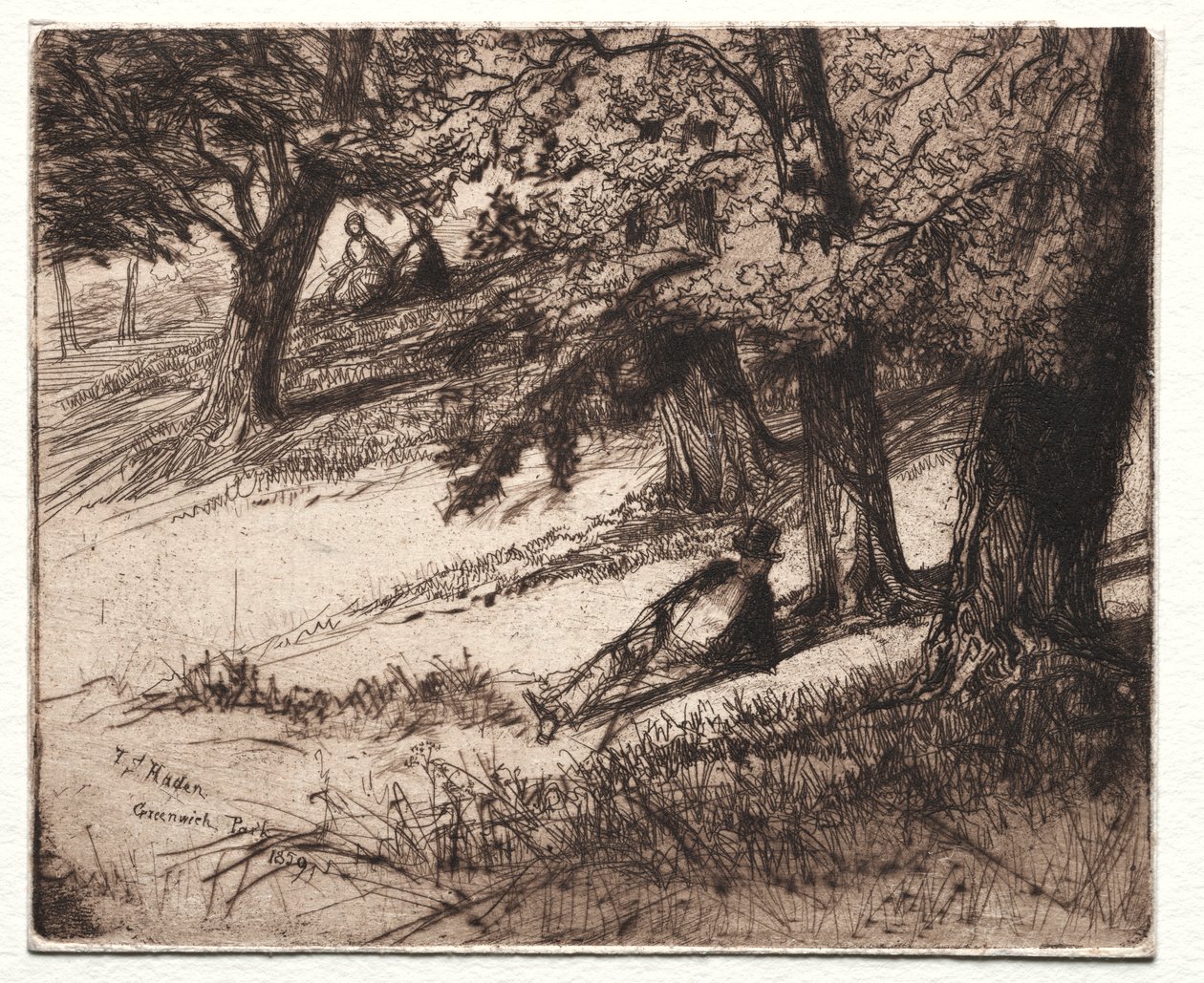 A tető alatt alkotó: Francis Seymour Haden