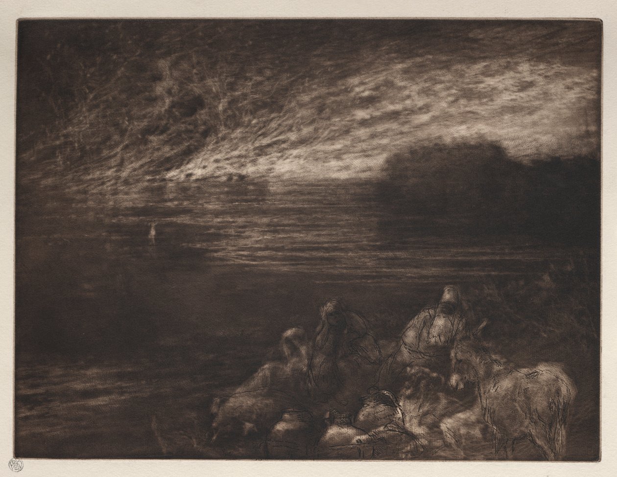 A sóoszlop alkotó: Francis Seymour Haden