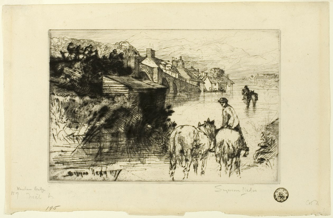 Wareham híd alkotó: Francis Seymour Haden