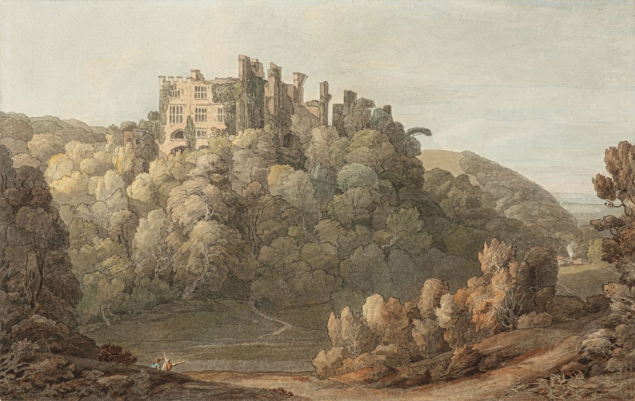 Berry Pomeroy kastély, Devon alkotó: Francis Towne