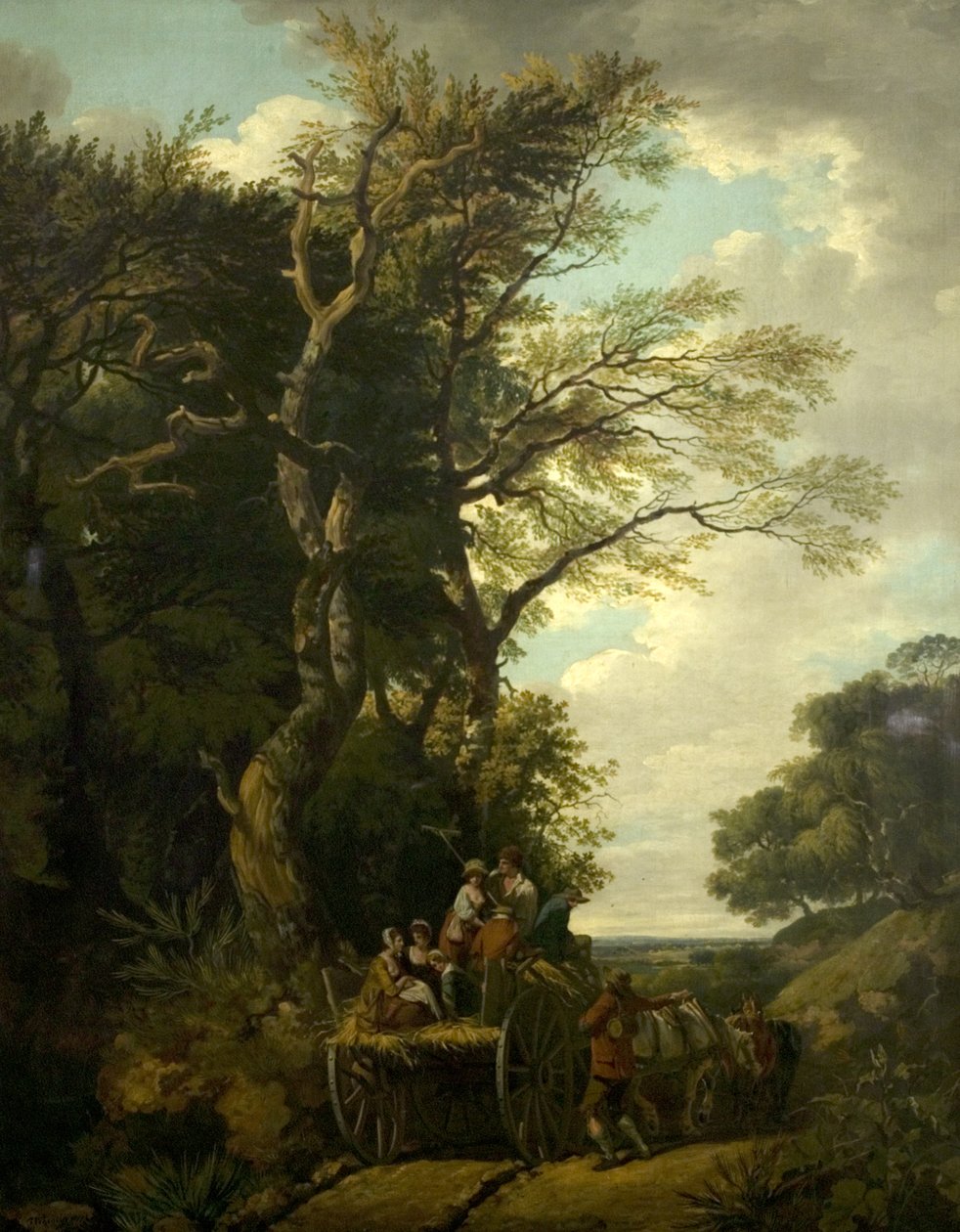 Az aratókocsi, 1774 alkotó: Francis Wheatley