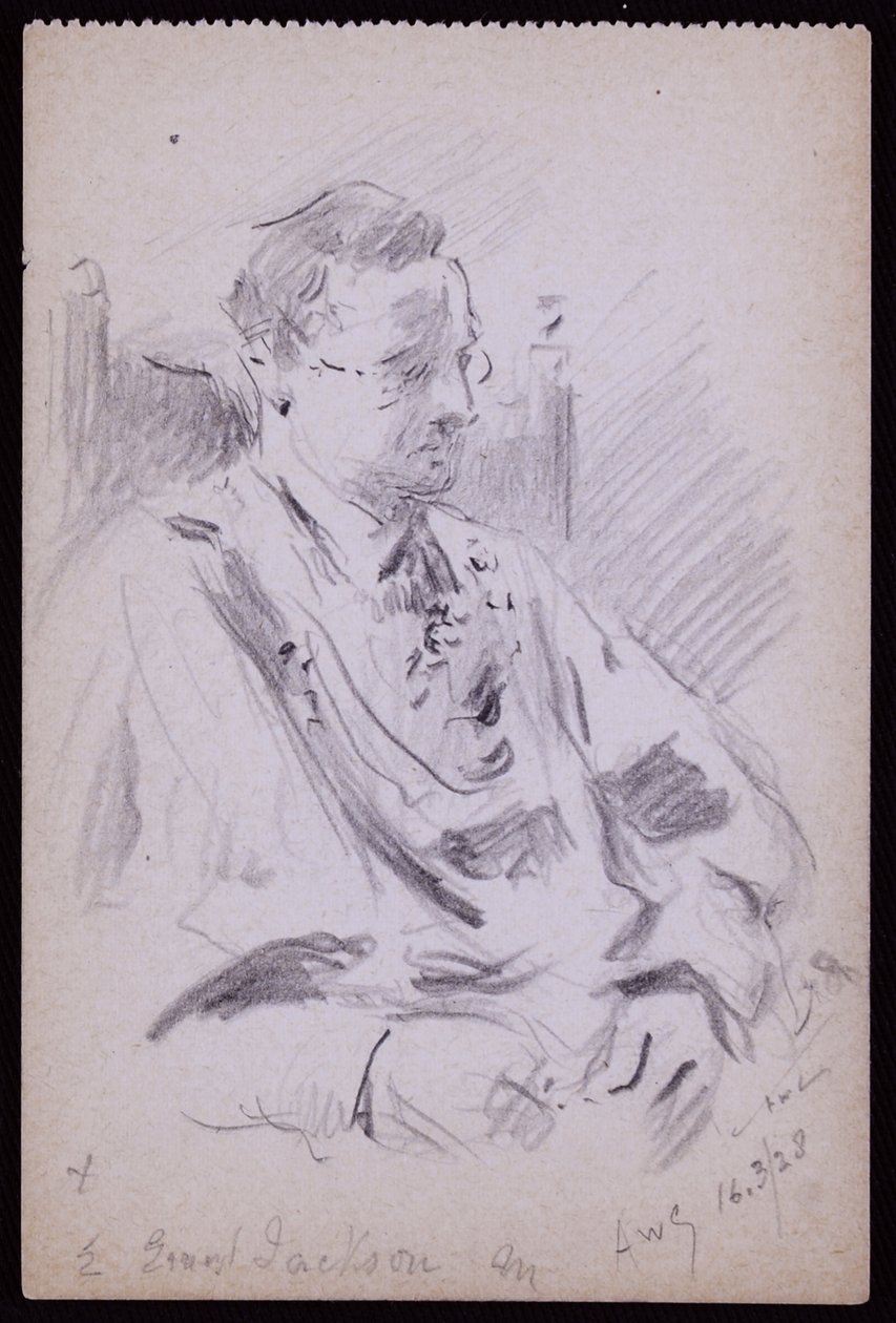 Ernest Jackson portréja alkotó: Francis Wilfred Lawson