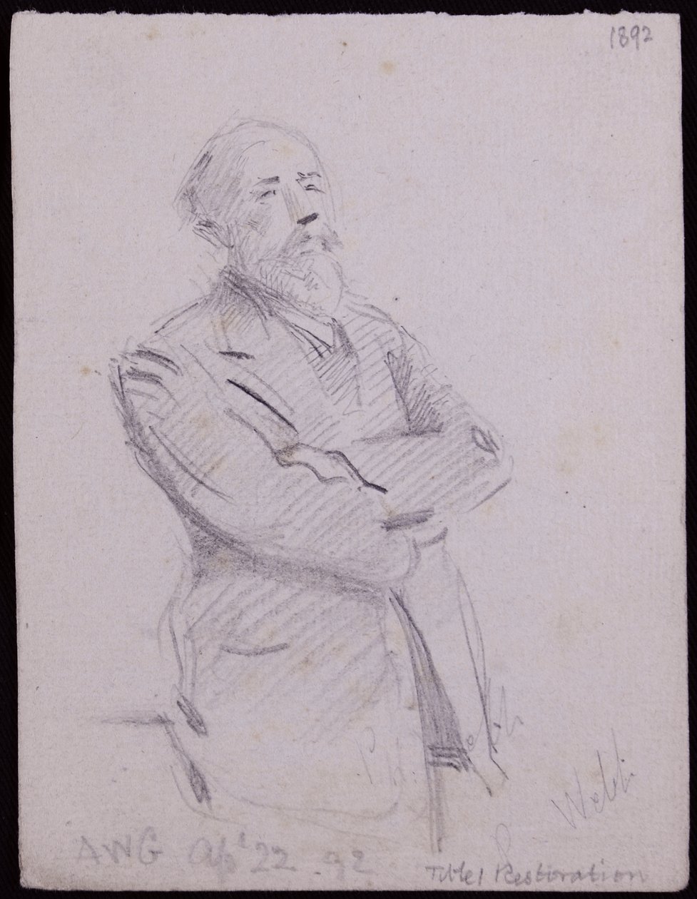 Fülöp (?) Webb portréja alkotó: Francis Wilfred Lawson
