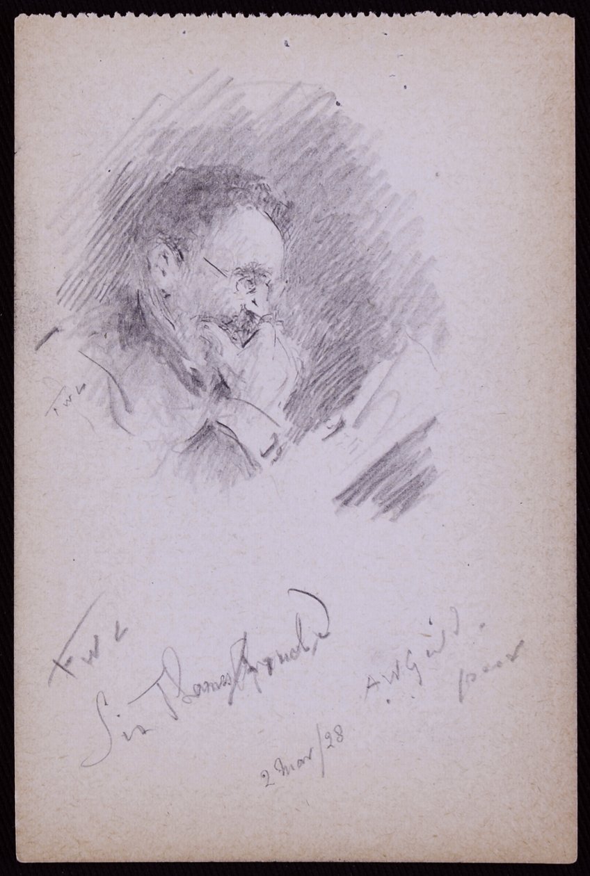 Sir Thomas Arnold portréja alkotó: Francis Wilfred Lawson