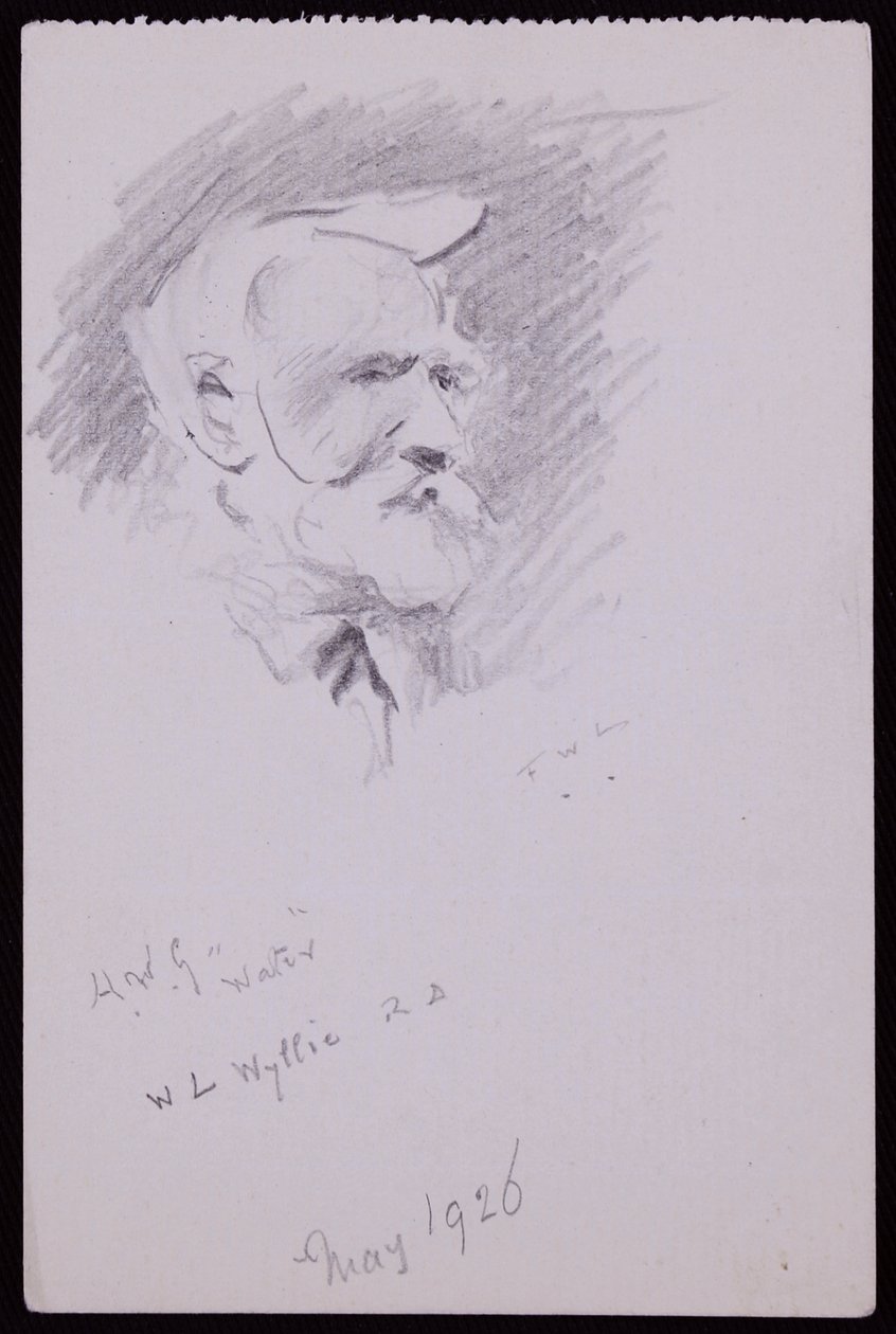 WL Wyllie portréja alkotó: Francis Wilfred Lawson
