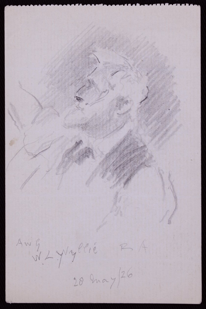 WL Wyllie portréja alkotó: Francis Wilfred Lawson