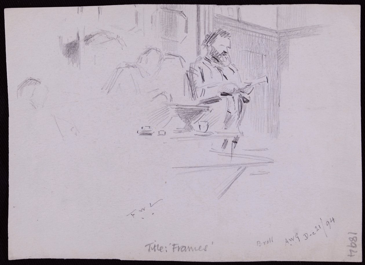 Vilmos portréja [? Morris alkotó: Francis Wilfred Lawson