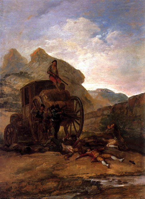 Rabló támadás alkotó: Francisco de Goya