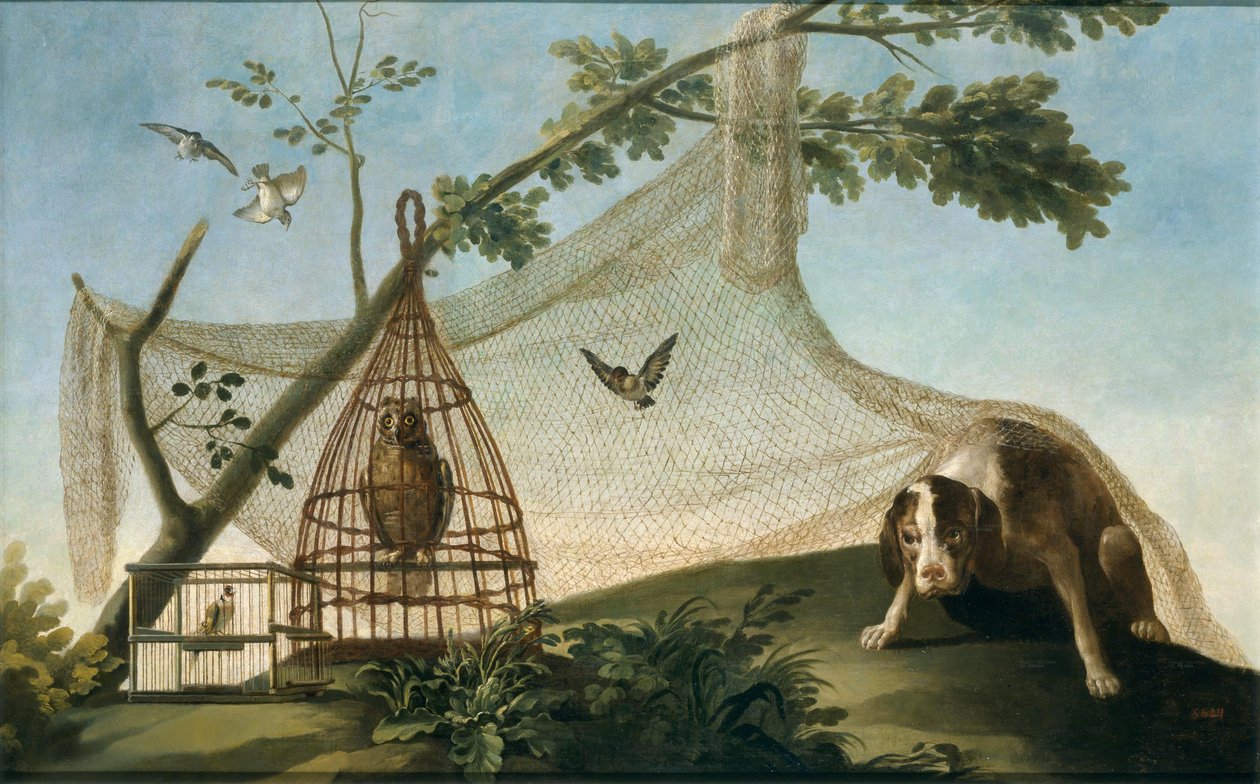 Vadászat követeléssel alkotó: Francisco de Goya