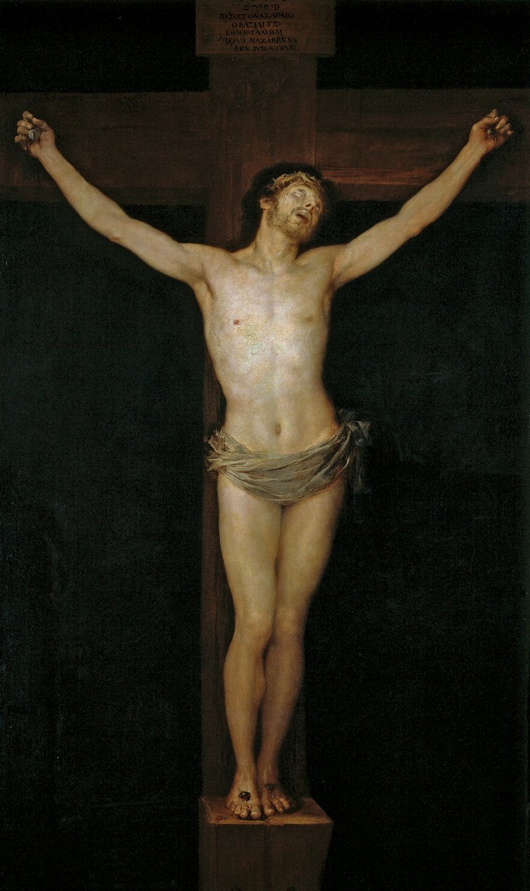 Krisztus a kereszten alkotó: Francisco de Goya