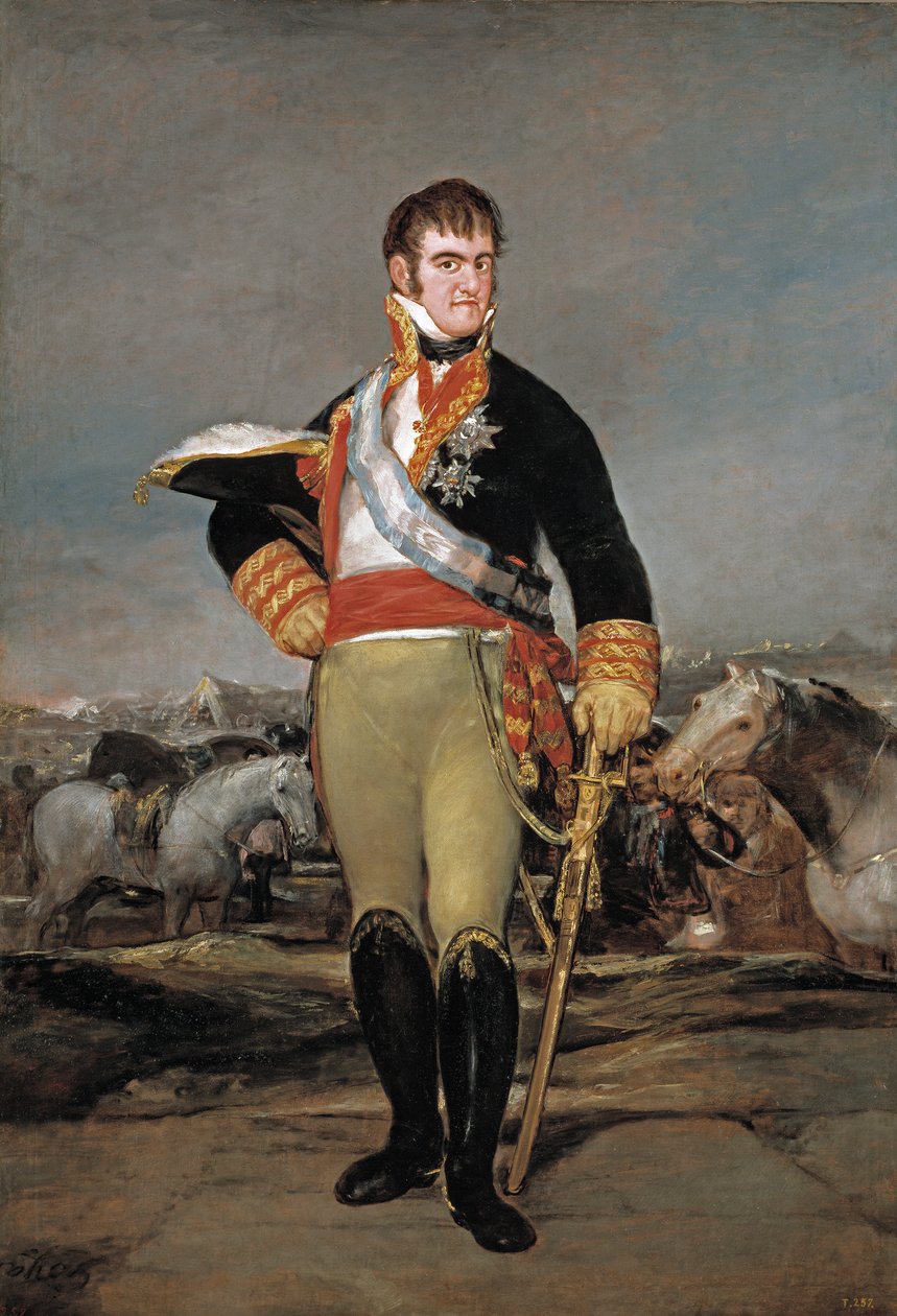 Ferdinánd VII alkotó: Francisco de Goya