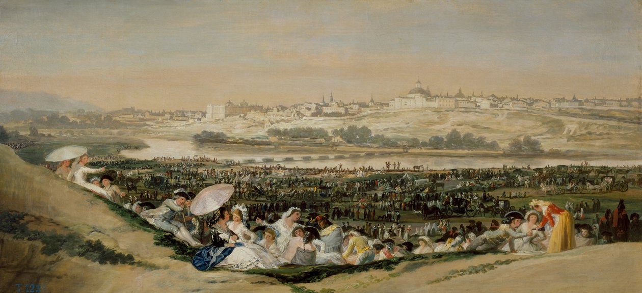 San Isidro rétje alkotó: Francisco de Goya