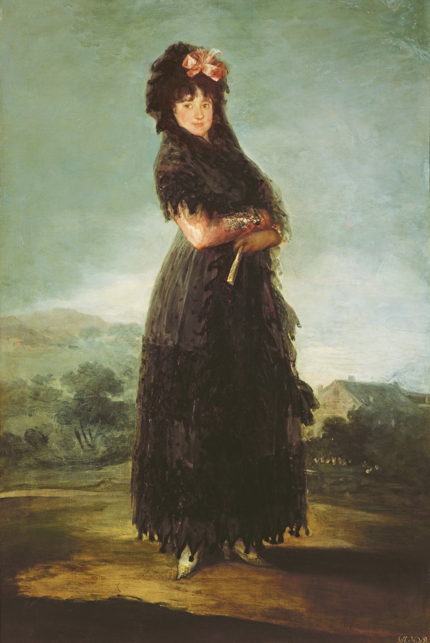 Mariana Waldstein, 1797-1800 körül alkotó: Francisco de Goya