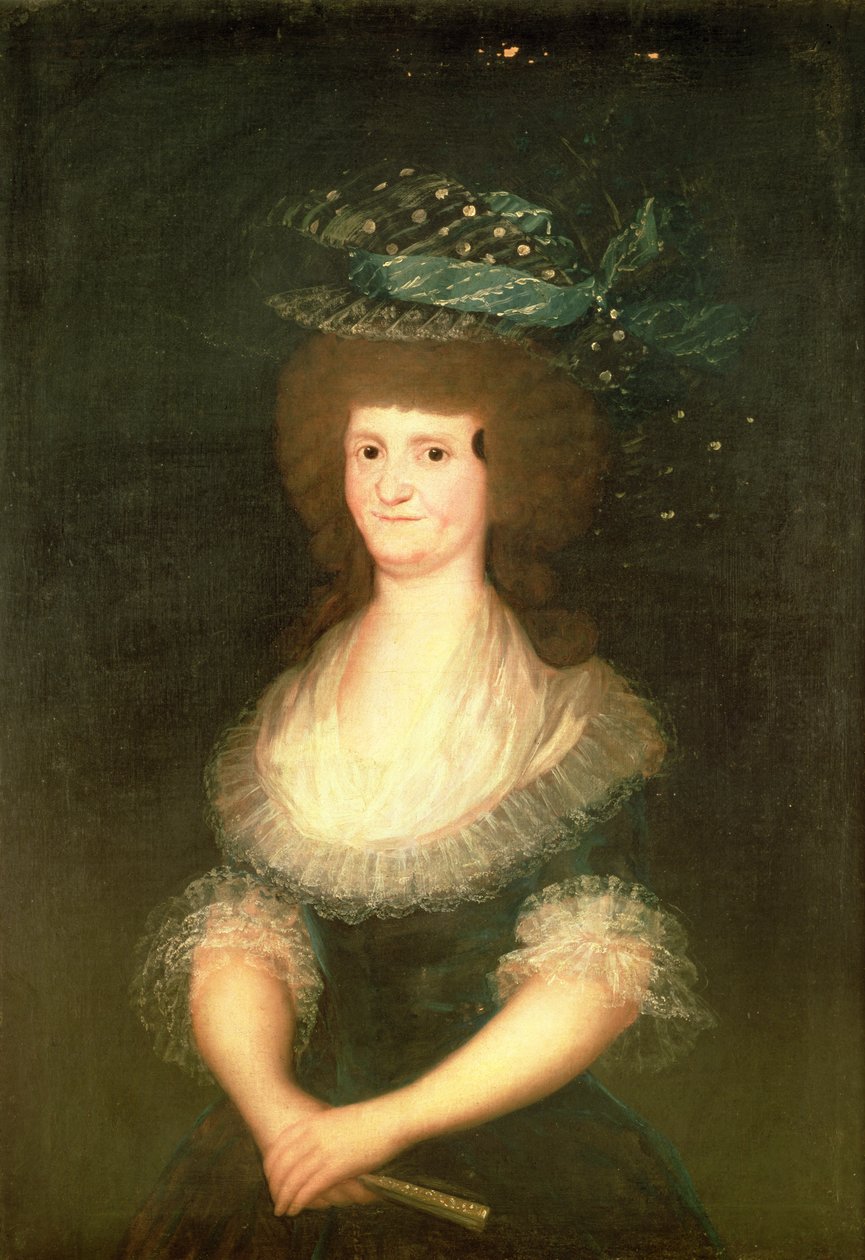 Maria Luisa királynő (1751-1819), IV. Károly spanyol király (1788-1808) feleségének portréja alkotó: Francisco de Goya